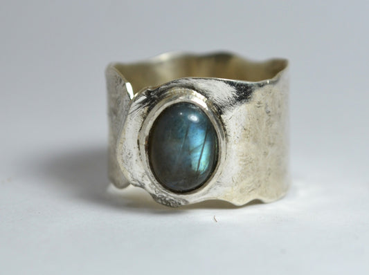 Anillo de Plata y Labradorita