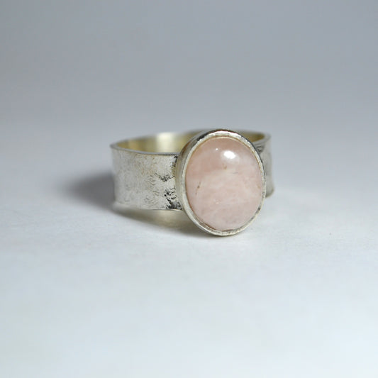 Anillo Cuarzo Rosa